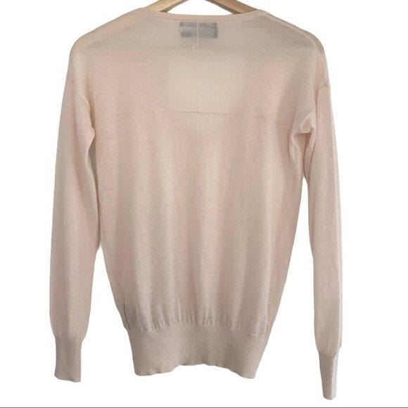Club Monaco 100% Cashmere V Neck Long Sleeve - Picture 6 of 8